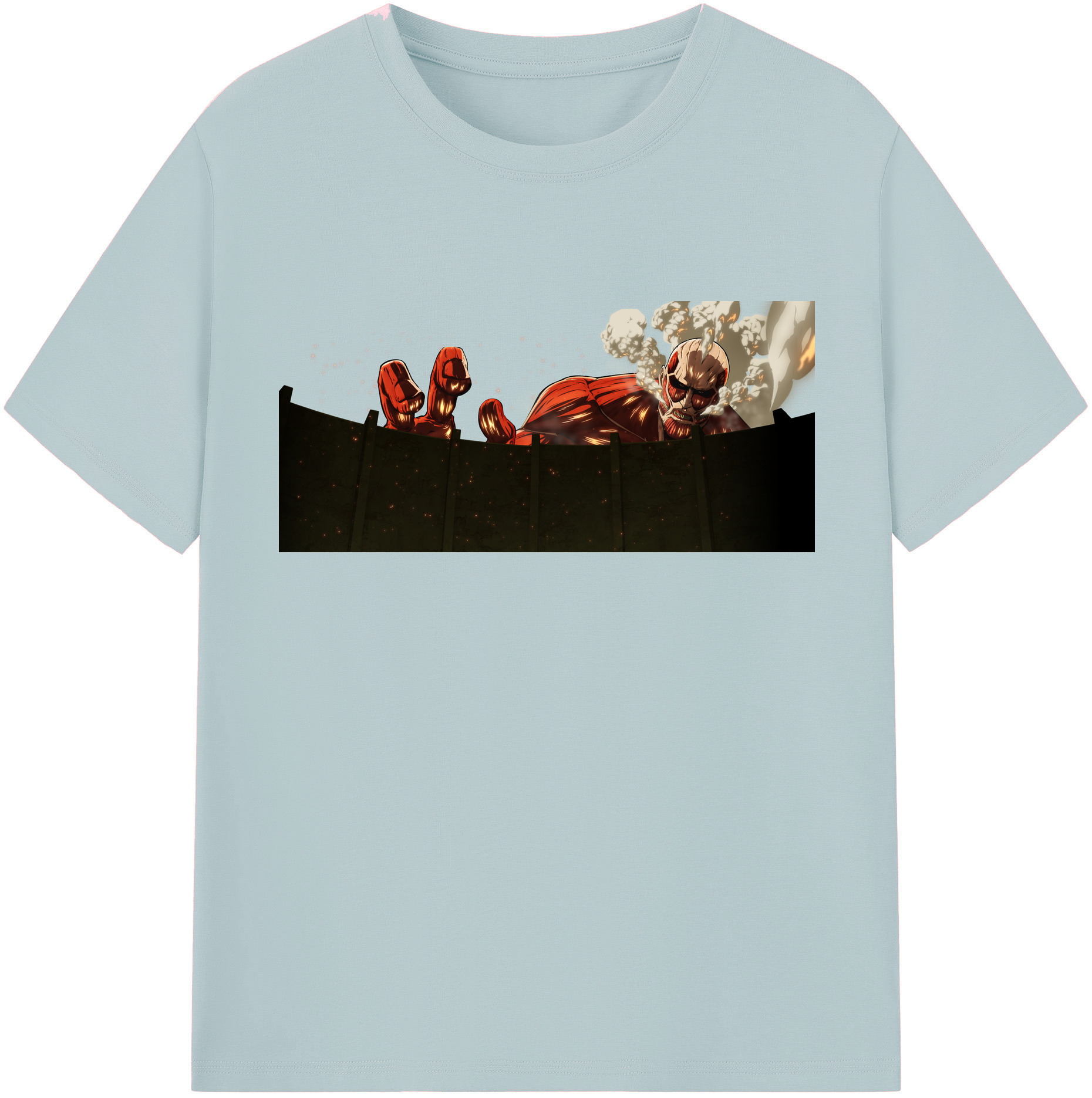 （画像用） 進撃の巨人 Attack on Titan 綿100％半袖Tシャツ（フロントプリント）